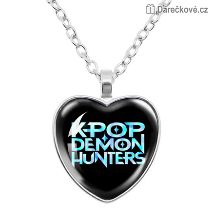 Náhrdelník srdce Demon Hunters | K-pop Lovkyně démonů