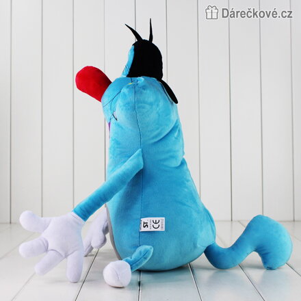 Plyšový Oggy 38 cm | Plyšák Oggy a škodíci pro děti
