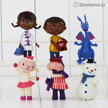 Figurky Doktorka Plyšáková Doc McStuffins 12 ks | Pohádkové figurky pro děti