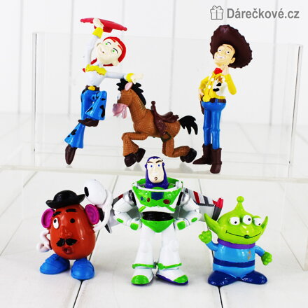 Figurky Toy Story 6 ks | Woody, Buzz Rakeťák a přátelé 5–10 cm