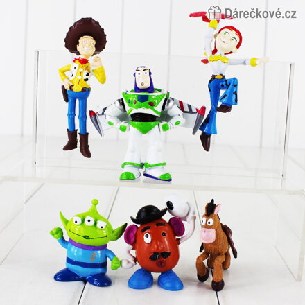 Figurky Toy Story 6 ks | Woody, Buzz Rakeťák a přátelé 5–10 cm