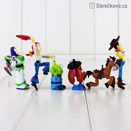 Figurky Toy Story 6 ks | Woody, Buzz Rakeťák a přátelé 5–10 cm