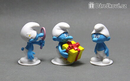 Figurky Šmoulové 3-6 cm 12 ks | Pohádkové figurky Les Schtroumpfs
