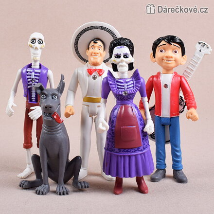Figurky z pohádky Coco (Pixar), 5ks
