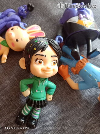 Figurky Raubíř Ralf a internet 7 ks | Pohádkové figurky Ralph Breaks the Internet