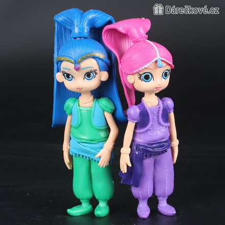 Figurky Shimmer and Shine 8 ks | Pohádkové figurky Třpytka a Světla