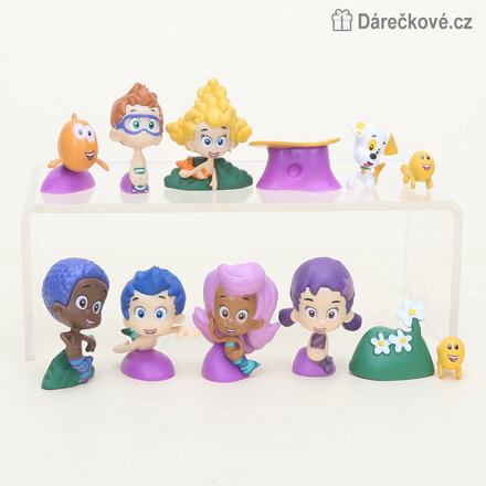 Figurky z pohádky Podvodníčci (Bubble Guppies), 12 kusů