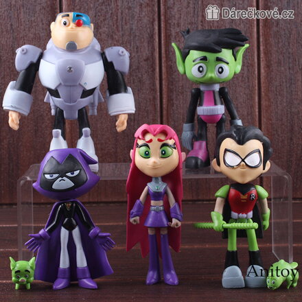 Figurky Teen Titans GO! 7 ks | Akční figurky Mladí Titáni do toho