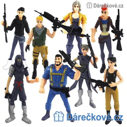 Figurky ze hry Fortnite, 8ks, typ 2