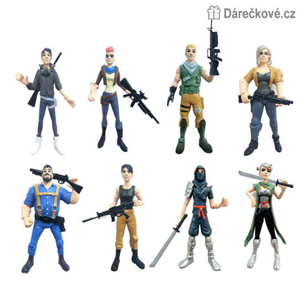 Figurky ze hry Fortnite, 8ks, typ 2