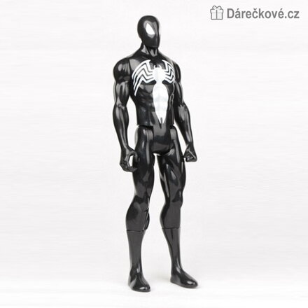 Pohyblivá figurka černý Spiderman 30cm