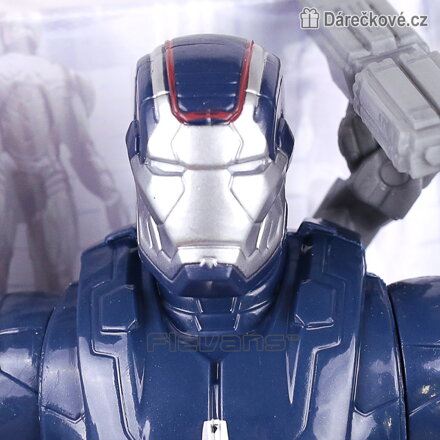 Pohyblivá figurka Iron Man Patriot 30 cm | Velká akční figurka Marvel