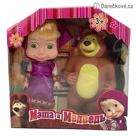 Figurky Máša a medvěd Masha Bear | Sběratelské figurky Máša 4 typy