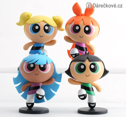 igurky Powerpuff Girls 4 ks | Figurky Super holky 10,5 cm