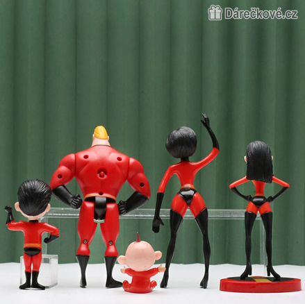 Figurky Úžasňákovi 5 ks | Pohádkové figurky The Incredibles pro děti