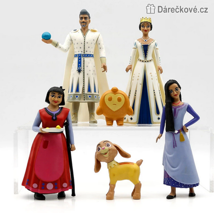 Figurky Přání Wish 6 ks | Pohádkové figurky z filmu Wish