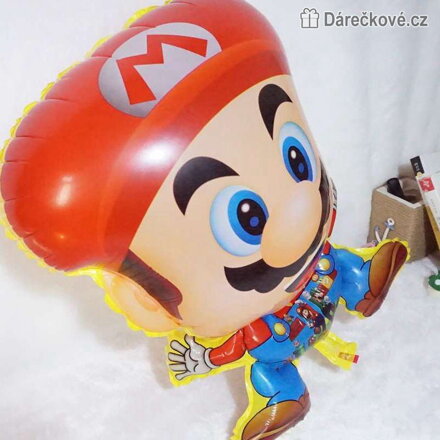 3x Fóliový balónek Super Mario 60 × 44 cm | Mario balón pro děti