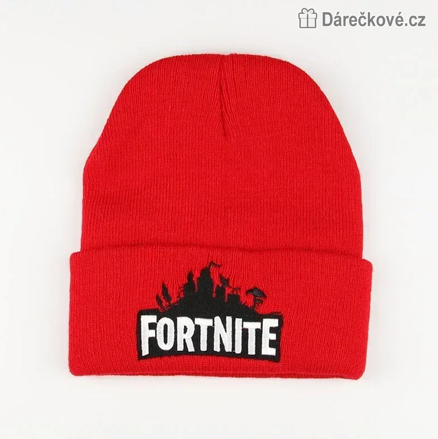 Zimní čepice z oblíbené počítačové hry Fortnite 