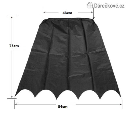 Batman dětský kostým s maskou, brněním a pláštěm – karnevalový kostým pro děti 2–6 let