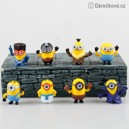 Mimoňi mini figurky 8ks