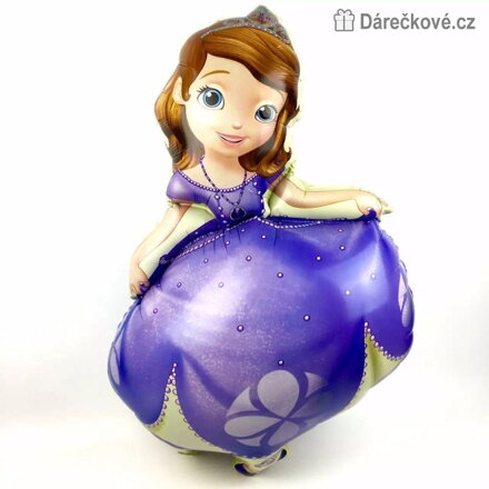 3x Fóliový balónek Princezna Sofie 102 × 65 cm | Velká narozeninová dekorace
