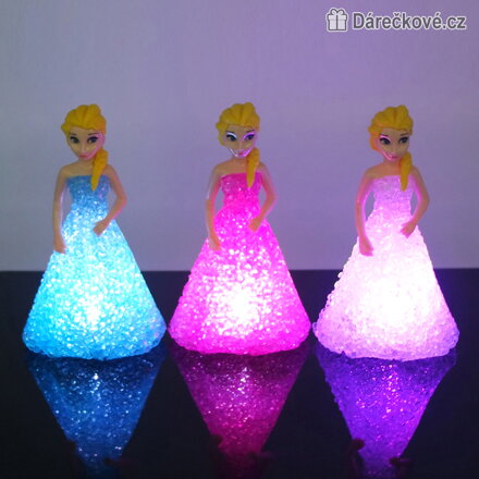 LED noční lampička Elza a Anna Frozen 15 cm | Světlo Ledové království