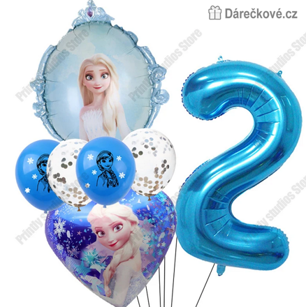 Ledové království (Frozen) narozeninový set balonků, typ 2