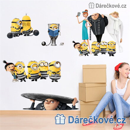 Samolepka na zeď Mimoni Já, padouch 70x20 cm | Dekorace do dětského pokoje
