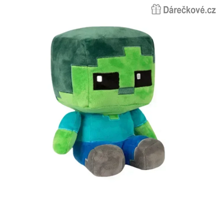 Sedící Minecraft plyšová hračka