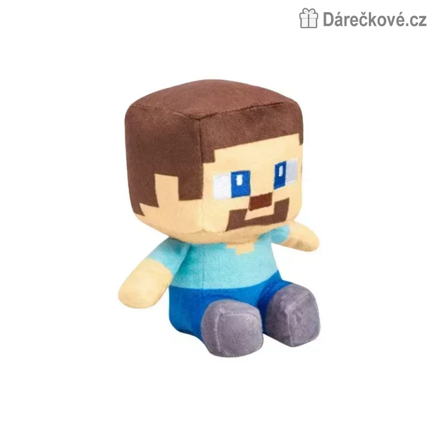 Sedící Minecraft plyšová hračka
