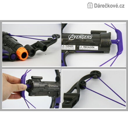 Luk Hawkeye typu Nerf Avengers | Dětský luk se šipkami Avengers