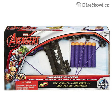 Luk Hawkeye typu Nerf Avengers | Dětský luk se šipkami Avengers