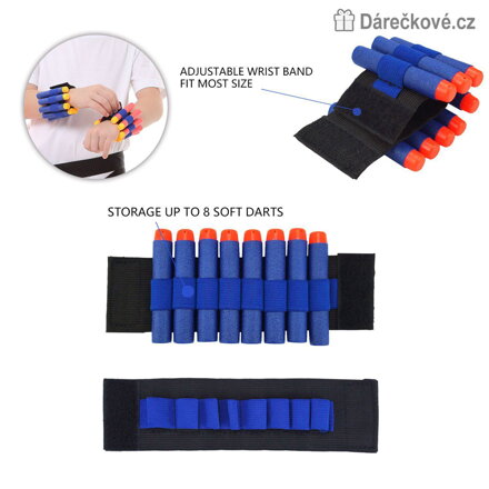 Vesta s vybavením typu Nerf – set 5 kusů