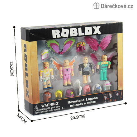 Figurky Roblox s křídly 4 ks | Herní figurky Roblox pro děti