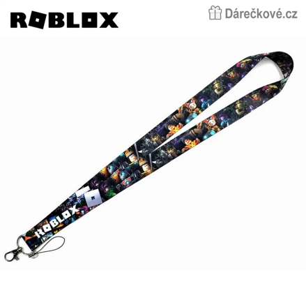 Roblox šňůrka na krk s klíčenkou | Přívěsek na klíče Roblox
