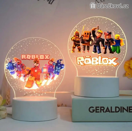 Lampička Roblox 5 typů | LED lampička Roblox pro děti