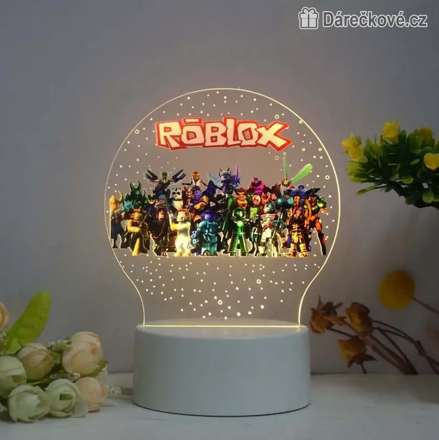 Lampička Roblox 5 typů | LED lampička Roblox pro děti