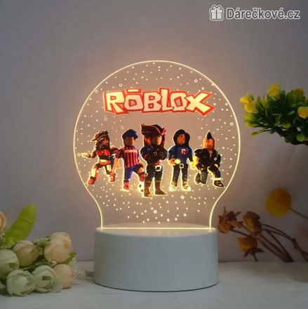 Lampička Roblox 5 typů | LED lampička Roblox pro děti