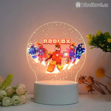 Lampička Roblox 5 typů | LED lampička Roblox pro děti