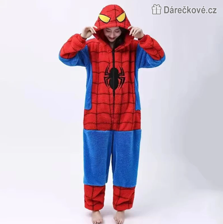 Spiderman overal | Plyšové pyžamo Spider-Man pro děti