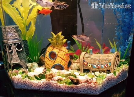 Dům Sepiáka, domeček na hraní nebo do akvária (Spongebob)