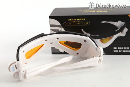Star Wars LED brýle Stormtrooper 16 cm | Bílé svítící brýle Hvězdné války