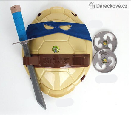 Ninja želva Leonardo převlek | Dětský kostým Ninja Turtles se zbraněmi