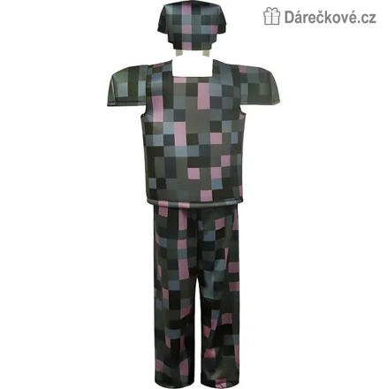 Karnevalový kostým Minecraft | Dětský kostým Minecraft, typ 1