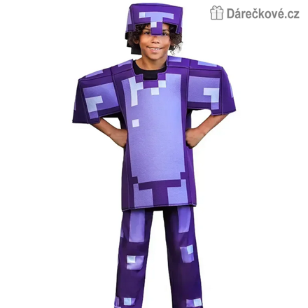 Karnevalový kostým Minecraft | Dětský kostým Minecraft, typ 3