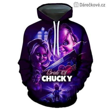 Mikina z hororu Chucky (Dětská hra), typ 1