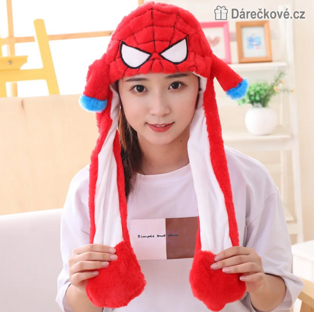  Legrační čepice SpiderMan | Dětská bavlněná čepice s LED