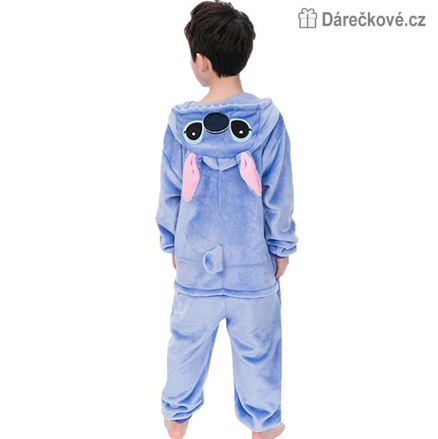 Kostým / Overal Lilo & Stitch (modrý/růžový)