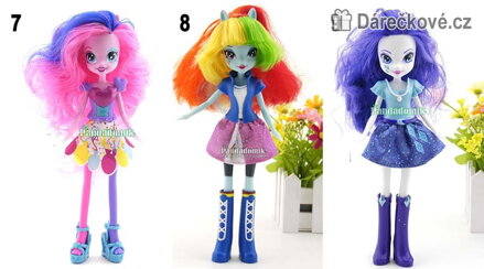 Panenky Equestria Girls, výběr z 9 druhů