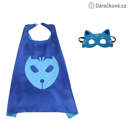 Dětský kostým PJ Masks s pláštěm a maskou | Karnevalový kostým Pyžamasky